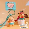 Cartoon Butter Bear Doll Hand Strap Keychain Pendant Cute Couple Schoolbag Keychain Pendant Gift