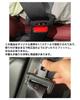 [Black 2 Piece Set] Car Seat Belt Buckle Cover Compatible with Toyota Alphard AGH45W/AGH40W/AAHH40W/AAHH45W