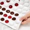 Silikon-Halbkugelform zum Backen und für die Schokoladenherstellung Lebensmittelqualität Flexibel Antihaftbeschichtet 42 Mulden Halbkreisform Kuchenformen für Desserts
