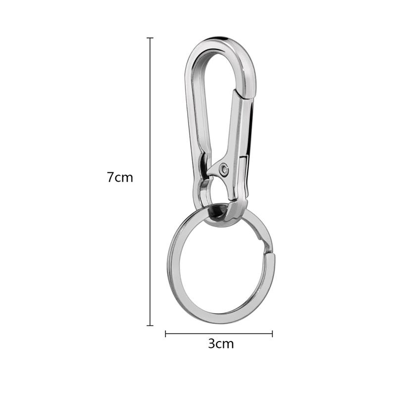 Multifunction Car Moto Keychain Multifunctional Buckle Ring Belt Man Keyring Supplies Anti Loss Accessories Hook Gift