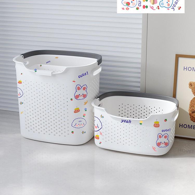 Large Capacity Bathroom Laundry Basket - Stylish Clothes Storage for Shower and Toilet