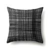 Polyester Pillowcase Black and White Printed Pillowcase Waist Cushion Cover Geometric Cushion Head Cushion Cover