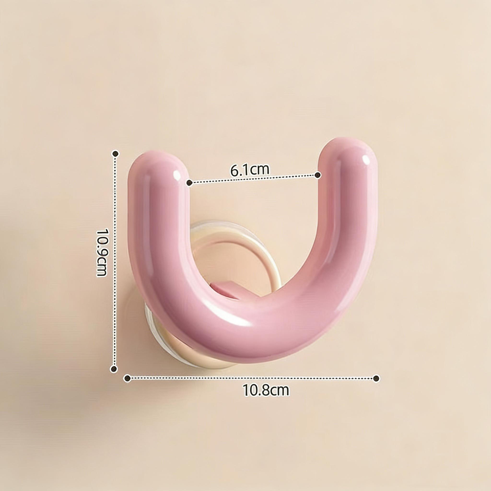 

Bathroom Suction Cup Slipper Holder - No Drilling Required, Bathroom Wall Installation with Drainage | Multi Scene Storage рожевий