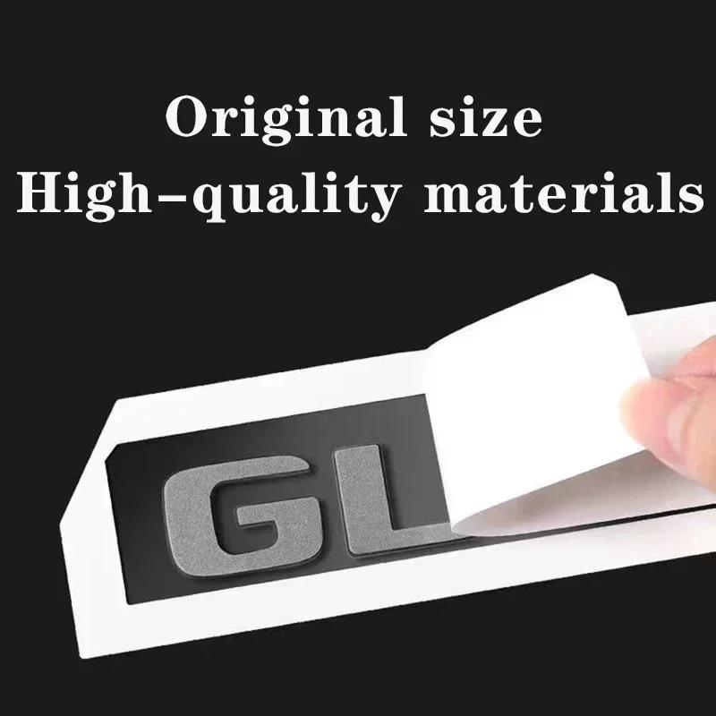 Car Trunk Letters Logo Emblem Badge Decals Sticker For Mercedes Benz GLE Class GLE53 GLE350 GLE400 GLE450 W166 W167 4Matic GLE63