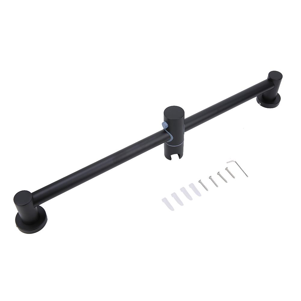 

No Drilling Space Aluminum Shower Lifter Lifting Rod Shower Head Holder