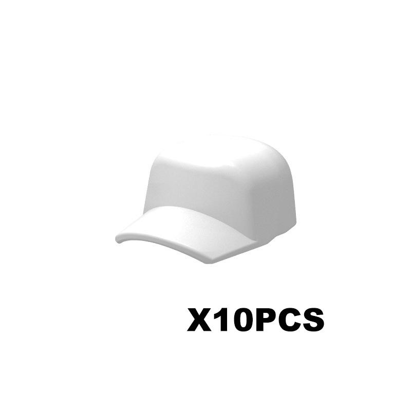 Military Building Blocks Accessories Soldier Figures Soviet Helmets Guard Hat Navy Pirate Firefighter Army Hats Mini Bricks Toys