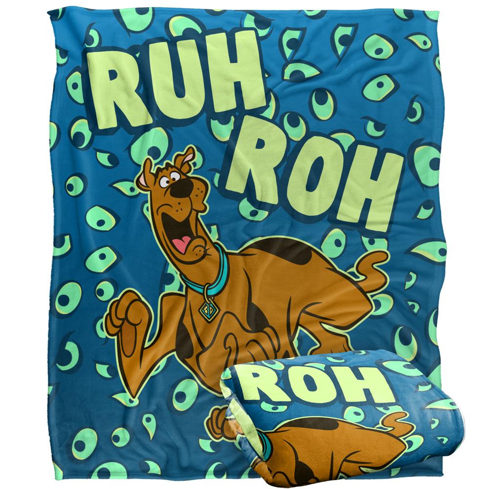 Scooby Doo Ruh Roh Eyes Blanket
