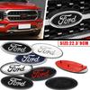 22.3X9cm Car Front Grille Emblem Stickers Rear Trunk Decal Replacement Accessories For F150 F250 Edge Escape Transit Fusion