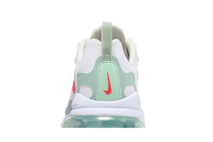 Women's Sneakers Nike Air Max 270 React White Pistachio Crimson (Women's) White/Pistachio Frost/Laser Crimson
