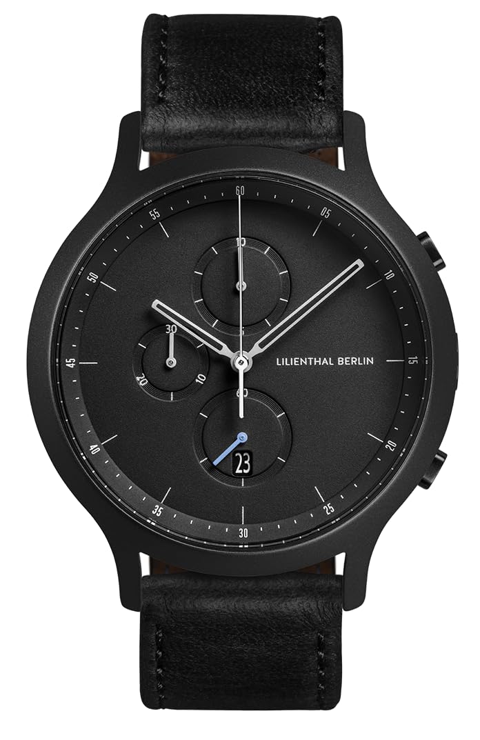 

Watch Chronograph Date Made in Germany Black [Lillianthal Berlin] C01-102-B004C Men s