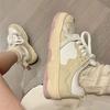 Cute Rabbit Little White Shoes Women's 2025 New Autumn Ins Tide Student Thick-soled Hundred U with Niche Design Board Shoes