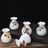 Handcrafted Ceramic Mini Vase for Fresh Flowers - Colorful Desktop Ornaments