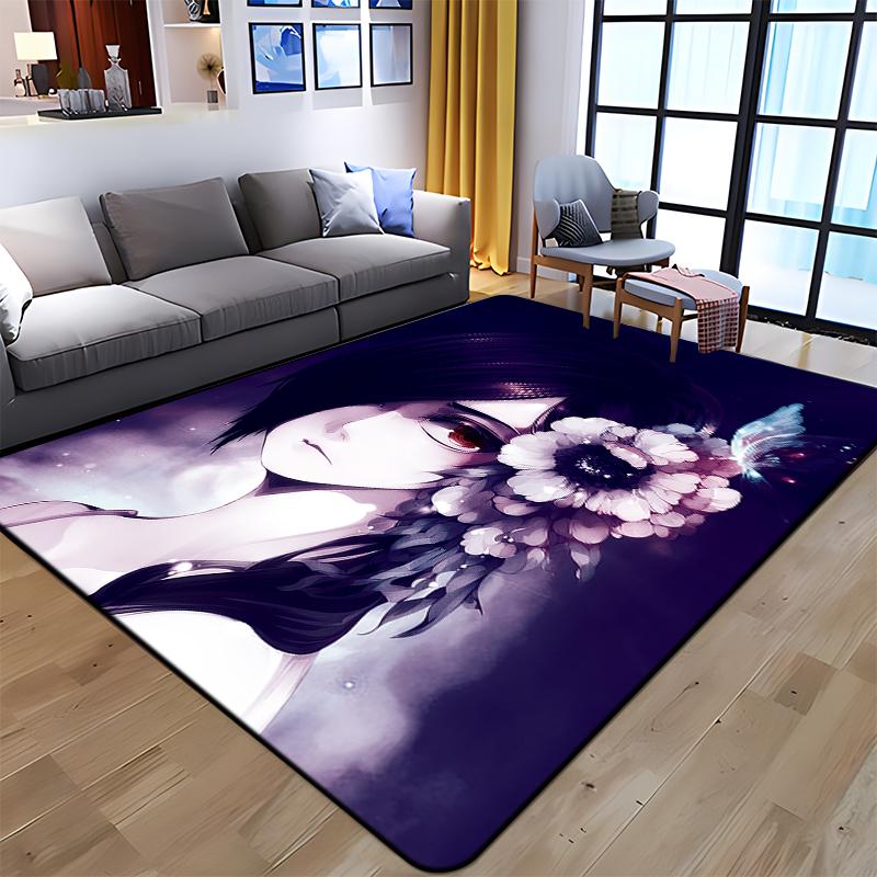 Anime Tokyo Ghoul Kunst Gedruckt Teppich für Wohnzimmer Große Fläche Teppich Weiche Matte E-sports Stuhl Teppiche Alfombra Geschenke Dropshopping