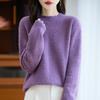 25 New Soft Fluffy Women's High-End Knit Wool Sweater - Autumn/Winter Loose Fit Design