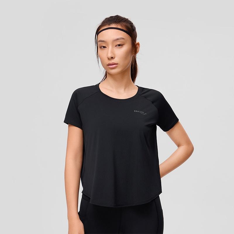 Saucony T Shirt Women's Jet Black SC1249063B-BK01