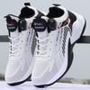 Summer basketball fly-woven men's shoes 2024 new men's mesh shoes non-slip running shoes platform casual breathable sneakers