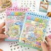 1Set Chinoiserie Theme Landscape Sticker Books Mountain River World Series Diy Decoration Sticker Cartoon Scene Stack Sticker