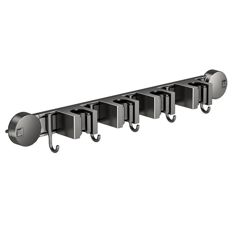 Lijia Suction Cup Wall Mop & Broom Organizer