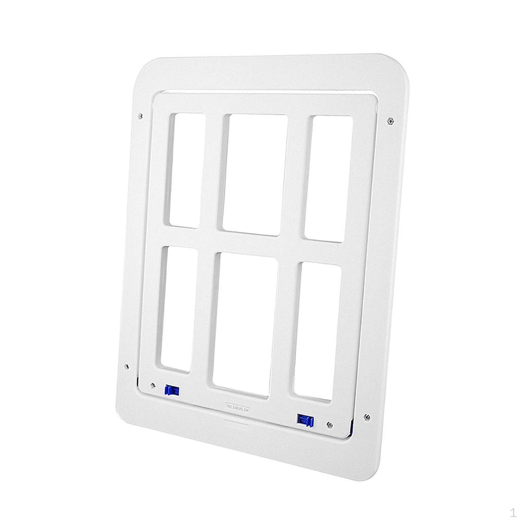 Cat Flap Door Pet for Dogs Indoor Outdoor Feeder Screen