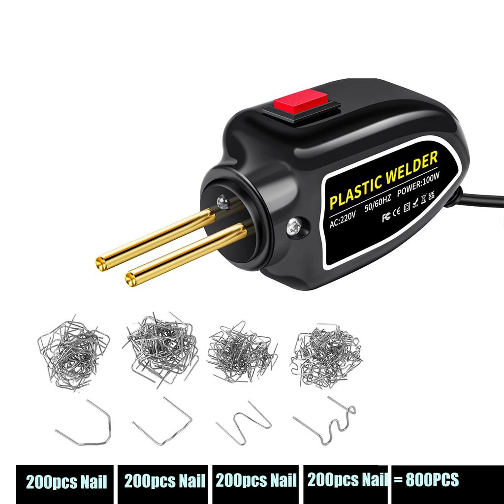 Mini 100W Plastic Welding Machine Hot Stapler Bumper Repair Kit Soldering Iron For Plastic Repair Car Bumper Repair Welding Gun