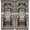 Viking Curtains Viking Totem Curtains Ancient Scandinavian Bedroom Living Room Decoration 2 Panel Groups W42 * L45 Inch