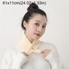 Solid Color Cross Neck Warmer Thickened Windproof Wool Knitted Scarf Minimalist Cold Protection Women Winter Neckerchief