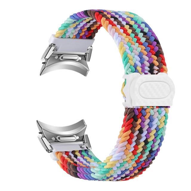 No Gaps Braided Band For Samsung Galaxy Watch 6 4 Classic/5 Pro/44mm 40mm 47mm 43mm Correa Nylon Bracelet Galaxy Watch 6 Strap