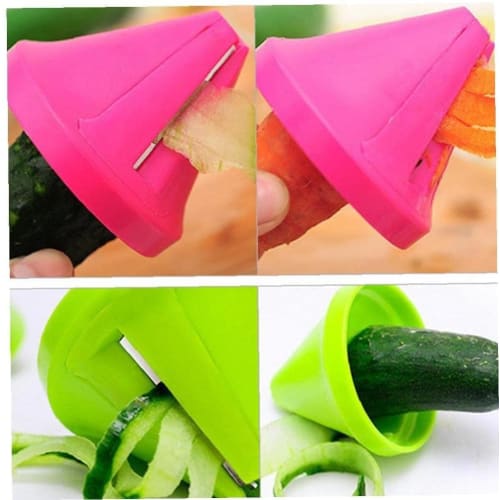 PULABO Spiralize Pligtable Spiraler Slicer Spiralizer Fast Cutter, Zucchini Spieral Cutter, Zucchini Spaghetti Maker For Noodles Practical