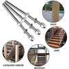 10 Pcs Threaded Cable Tensioners Stainless Steel Cable Splitter Guardrail