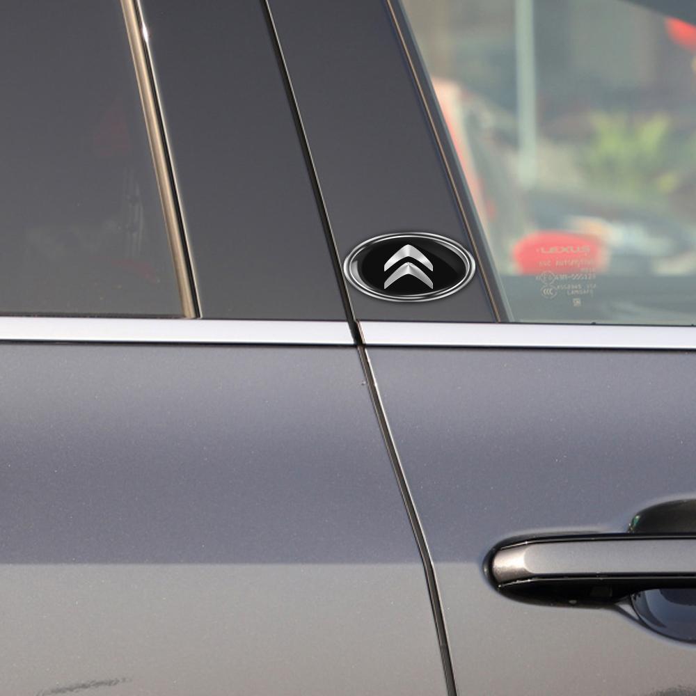 Auto Styling 3D Aluminium Emblem Auto Dekoration Karosserie Aufkleber für Citroen C1 C2 C3 C4 C4L C5 C6 C7 C8 VTS C-ELYSEE Berlingo