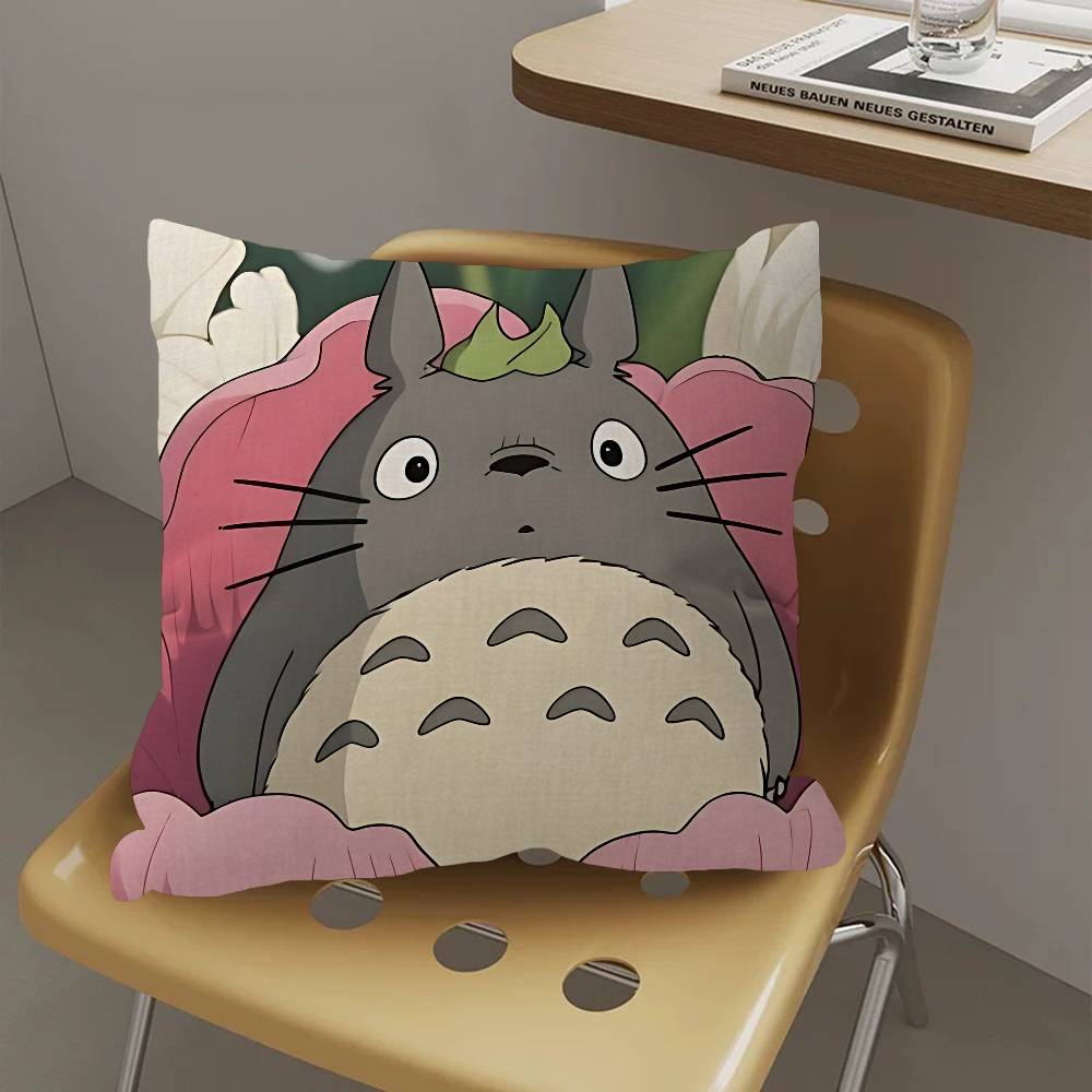 Federa Cuscino Anime Il Mio Vicino Totoro Pollici Arredamento Rustico Copricuscini Decorativi per Divano