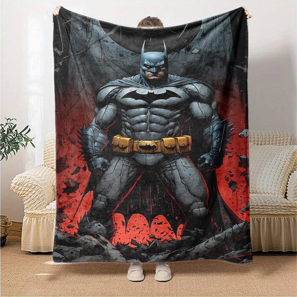 1pc Batman, Gotham Flannel Blanket - Soft Warm Throw for Home, Office, TravelL1319