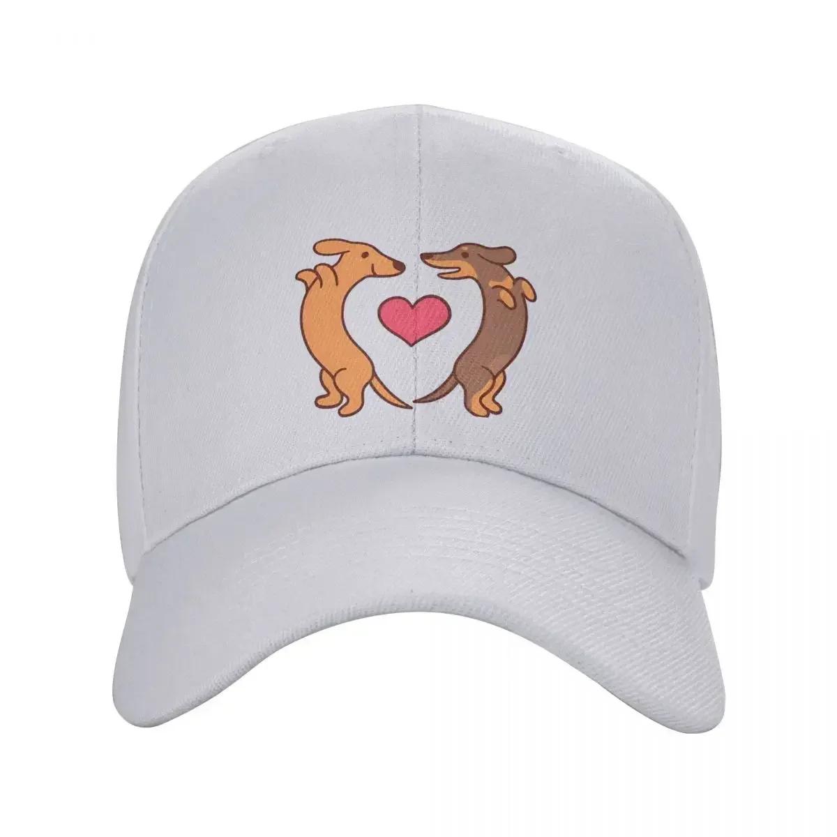 

Christmas Dachshund Dog Baseball Cap Stuff For Unisex Casual Wear Funny Trucker Hat Adjustable Dad Hat Adjustable