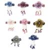 Chinese Styles Hair Pin Handmade Flower Hair Clip Long Tassels Women Hairpin for Ponytails and Various Hairstyles