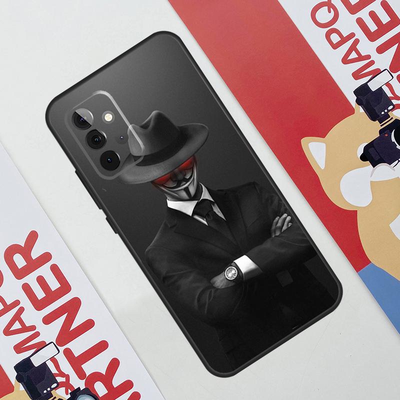Man Suit Shirt Tie Case For Samsung Galaxy A53 A16 A26 A36 A56 A55 A35 A15 A52 A32 A12 A33 A13 A14 A34 A54 A17