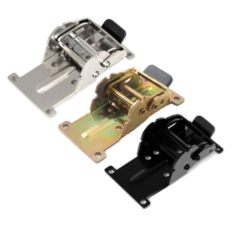 180 Degree Foldable Industrial Locking Hinges Iron Material With Screws Folding Lock Extension Dampening Hinge Invisible Folding
