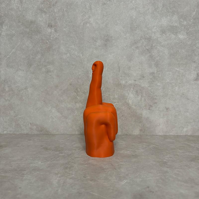 Plastikowa ozdoba na środkowy palec Wystrój domu Nowoczesne rzemiosło artystyczne Dekoracja biurka Kreatywny prezent