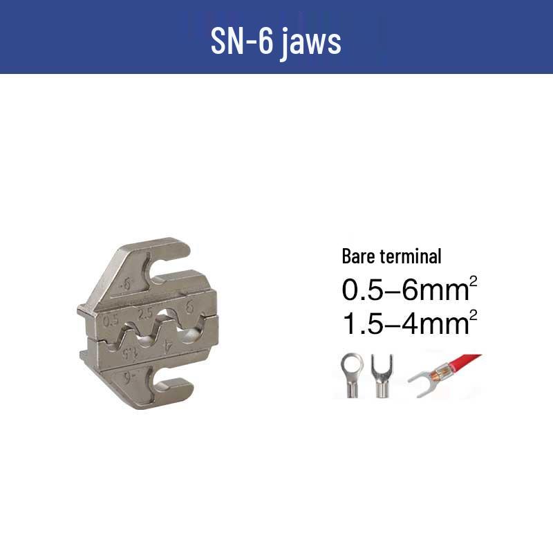 SN Series Crimping Pliers Jaws: Spring & Terminal Fittings (02C, 06WF, 2546B, 58B, 06)