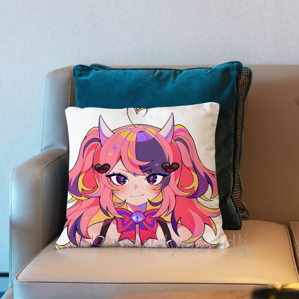 IIronmouse Vtuber Cushion Cover Pillow Cover Decor Pillowcase Printed Cushion Case For Couch