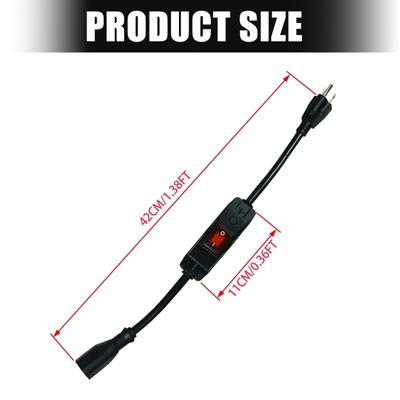 16A 250V Heavy Duty Power Cord With Waterproof Switches 3 Prong Outdoor Extension Cord for Indoor and Outdoor Use