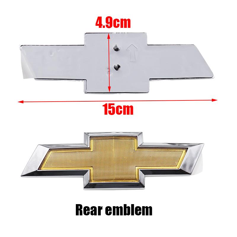 1pcs 3D ABS Car Rear Logo Rear Bumper Tail Door Trunk Car Rear Emblem Sticker Styling Accessories For Chevrolet 11-18 CAPTIVA