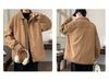 Men's Plus Size Casual Korean Lapel Cardigan Jacket for Autumn and Winter