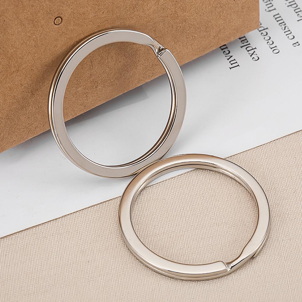 20pcs Key Rings Multi Size Split Jump Rings Hook Ring Keyring for Keychain Making DIY Handmade Jewelry Making Accessories