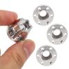 4pcs 1.9inch Aluminum Alloy Silver Wheel Hex Hub Fit for SCX10 1 10 RC Car Model20mm
