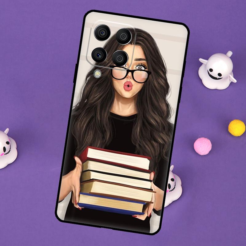 

Брюнетка Блондинка Девушка Милый Чехол Для Samsung Galaxy M20 M30s M33 M13 M23 M53 M15 M55 M31 M51 M14 M34 M54 M32 M52 Чехол Samsung M13 4G