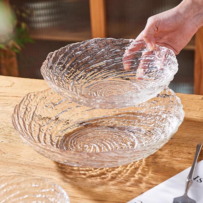 Nordic Irregular Glass Fruit & Snack Plate