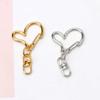 10 Pcs Swivel Clasps Metal Heart Keychain Lobster Clasp Snap Hook for DIY Making