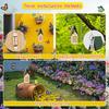 Butterfly House And Feeder Wooden Butterfly House Natural Butterfly Habitat with Butterfly Puddler Outdoor Hanging Butterfly Shelter And Feeder