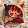 Anime Toilet-Bound Hanako-Kun Cushion Cover Home & Car Multi-Scene Pillow Cover - Reversible, Soft & Durable For Daily Use