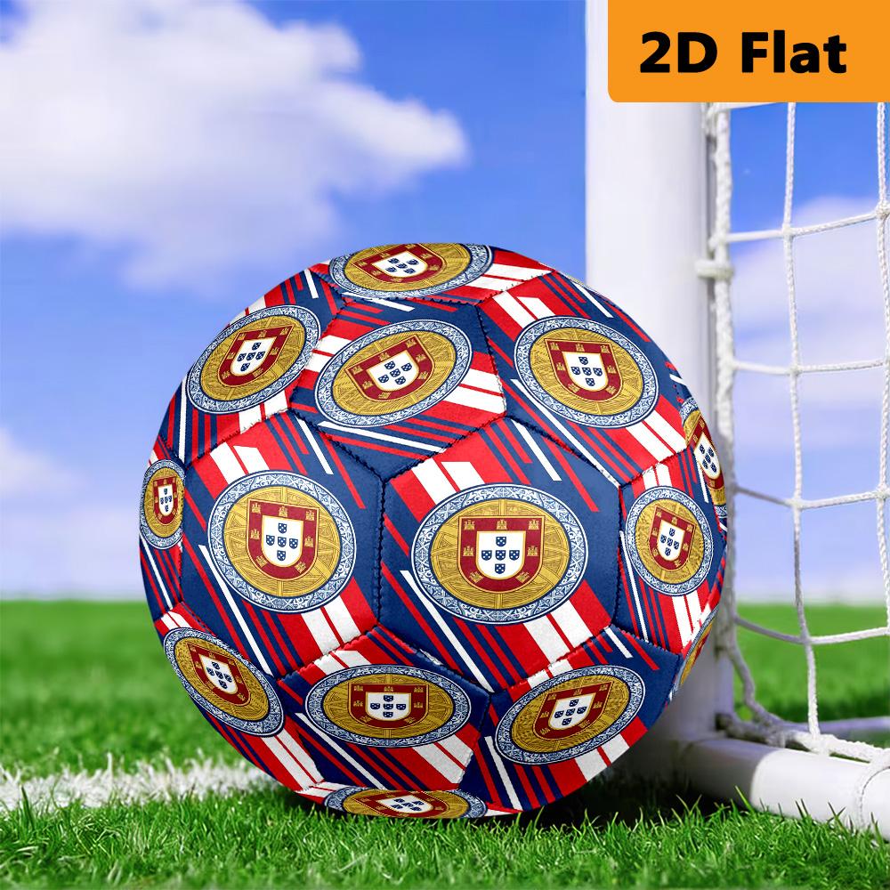 Royal Emblem Design Soccer Ball Suitable for Both Training and Competition Outdoor Sports No. 5 Football Wear-resistant and Slip-resistant